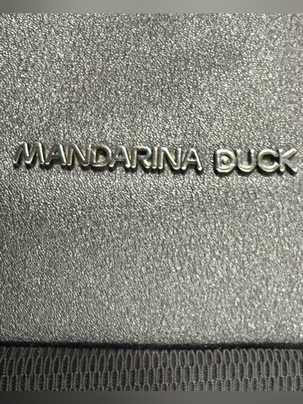 Mandarina Duck Black Nylon Crossbody Tote Travel Bag Adventure - Picture 8 of 16